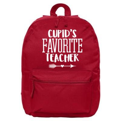 Cupid's Favorite Teacher 16 in Basic Backpack