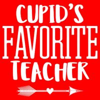 Cupid's Favorite Teacher 16 in Basic Backpack