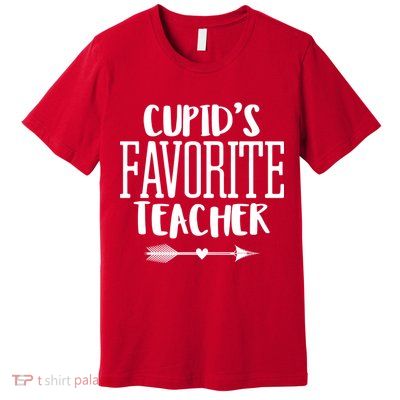 Cupid's Favorite Teacher Premium T-Shirt