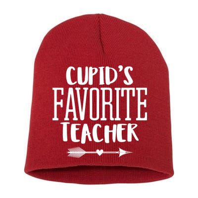 Cupid's Favorite Teacher Short Acrylic Beanie