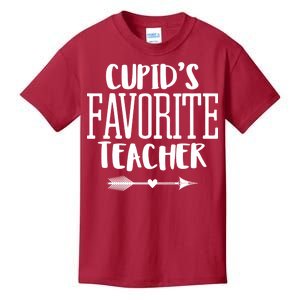 Cupid's Favorite Teacher Kids T-Shirt