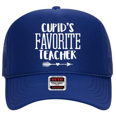 Cupid's Favorite Teacher High Crown Mesh Back Trucker Hat