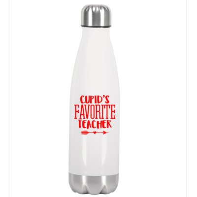 Cupid's Favorite Teacher Stainless Steel Insulated Water Bottle