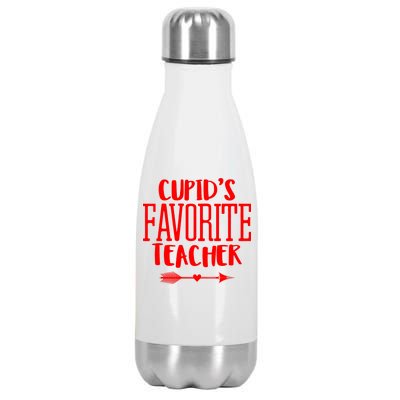 Cupid's Favorite Teacher Stainless Steel Insulated Water Bottle