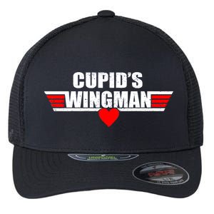 Cupid's Wingman Valentine's Day Flexfit Unipanel Trucker Cap