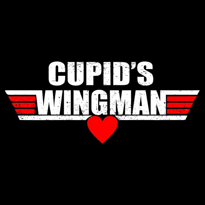 Cupid's Wingman Valentine's Day Sustainable Bucket Hat
