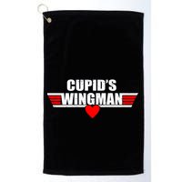 Cupid's Wingman Valentine's Day Golf Towel