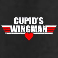Cupid's Wingman Valentine's Day Golf Towel