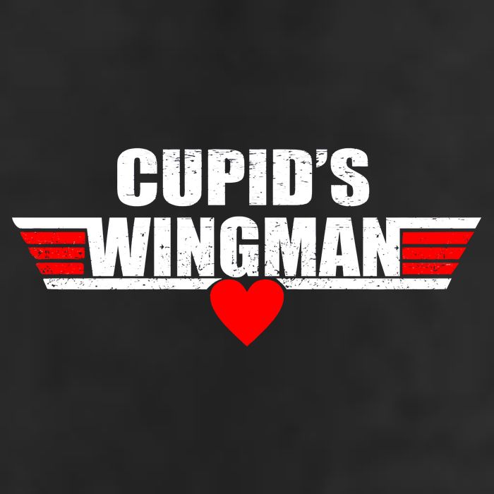 Cupid's Wingman Valentine's Day Golf Towel