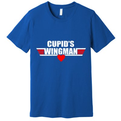 Cupid's Wingman Valentine's Day Premium T-Shirt