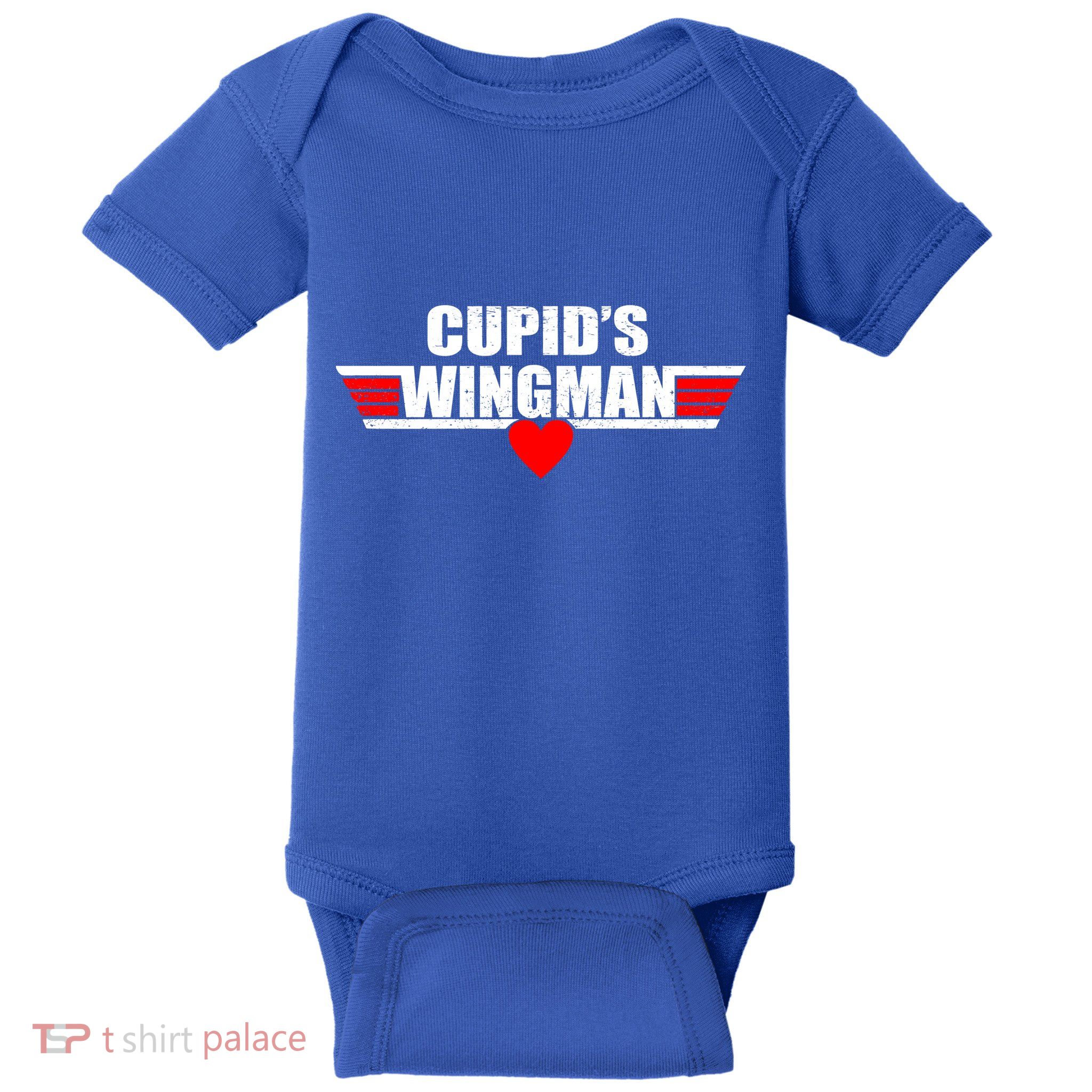 Cupid's Wingman Valentine's Day Baby Bodysuit