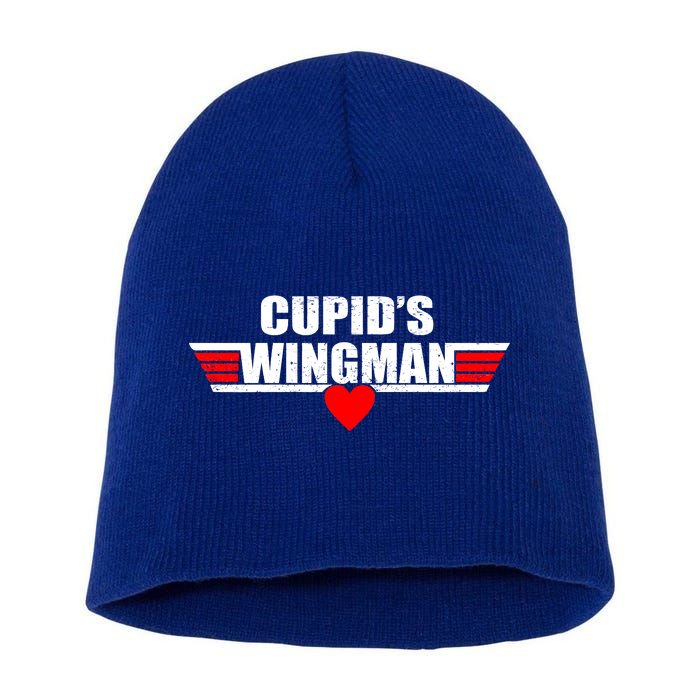 Cupid's Wingman Valentine's Day Short Acrylic Beanie