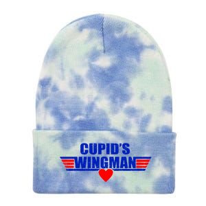 Cupid's Wingman Valentine's Day Tie Dye 12in Knit Beanie