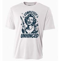 Completely Unhinged Retro Graphic Vintage 90s Cooling Performance Crew T-Shirt