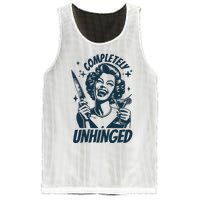 Completely Unhinged Retro Graphic Vintage 90s Mesh Reversible Basketball Jersey Tank