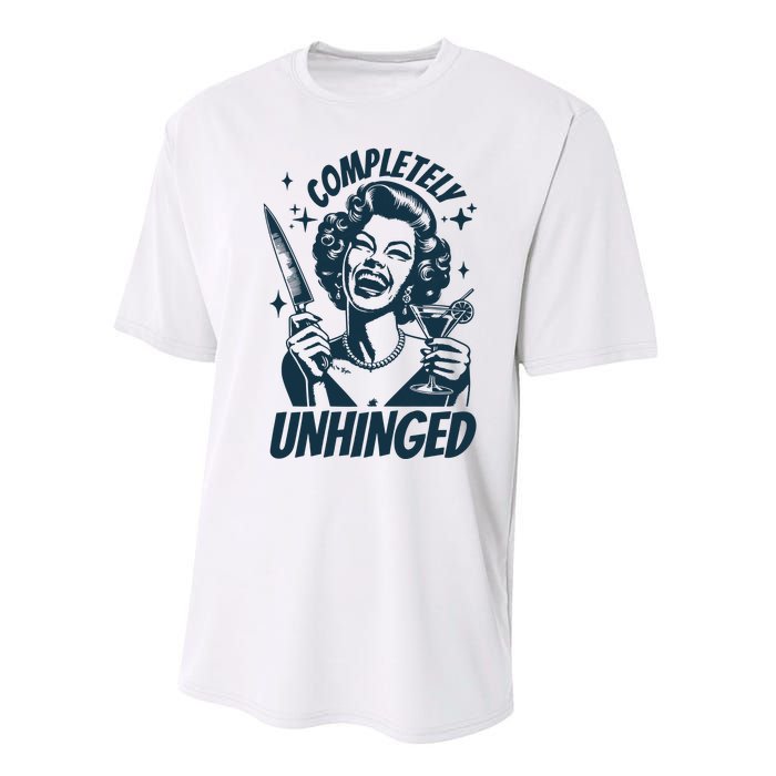 Completely Unhinged Retro Graphic Vintage 90s Performance Sprint T-Shirt