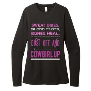 Cowgirl Up Rodeo Horse Lover For Women Womens CVC Long Sleeve Shirt