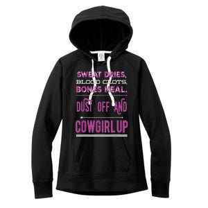 Cowgirl Up Rodeo Horse Lover For Women Women's Fleece Hoodie