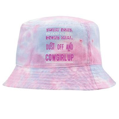 Cowgirl Up Rodeo Horse Lover For Women Tie-Dyed Bucket Hat