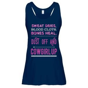 Cowgirl Up Rodeo Horse Lover For Women Ladies Essential Flowy Tank