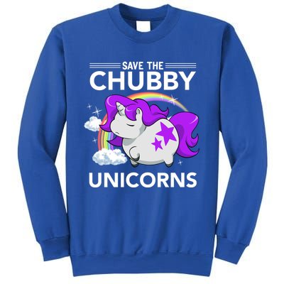 Chubby Unicorn Rhinoceros Save The Chubby Unicorns Fat Rhino Gift Sweatshirt