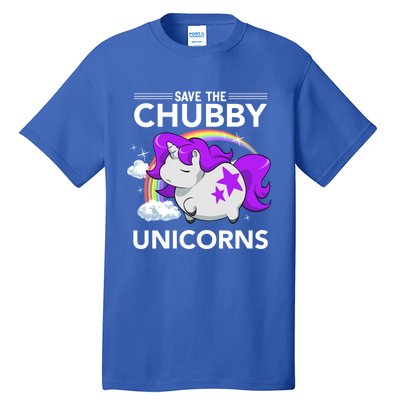 Chubby Unicorn Rhinoceros Save The Chubby Unicorns Fat Rhino Gift Tall T-Shirt