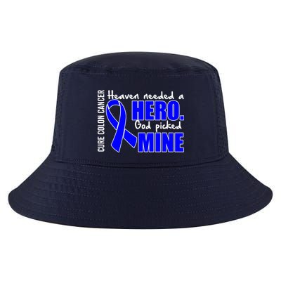 Cure Colon Cancer Heaven Needed A Hero Cool Comfort Performance Bucket Hat