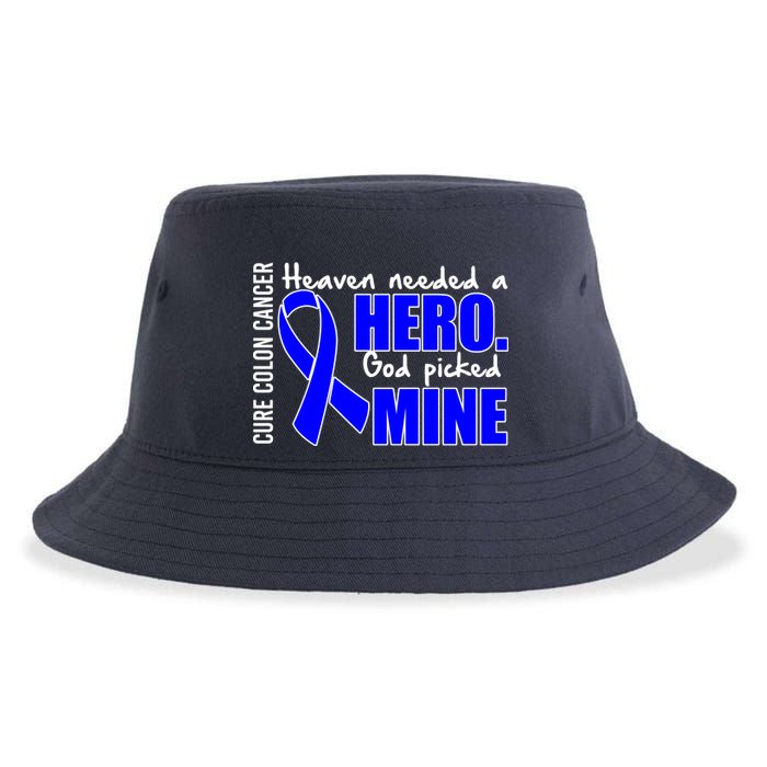 Cure Colon Cancer Heaven Needed A Hero Sustainable Bucket Hat