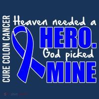 Cure Colon Cancer Heaven Needed A Hero Button