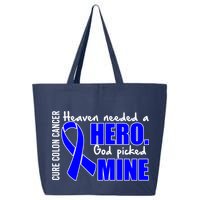 Cure Colon Cancer Heaven Needed A Hero 25L Jumbo Tote