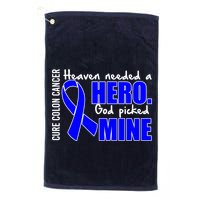 Cure Colon Cancer Heaven Needed A Hero Golf Towel