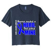 Cure Colon Cancer Heaven Needed A Hero Crop Top