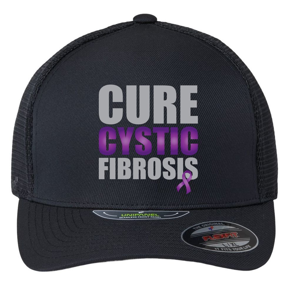 Cure Cystic Fibrosis Flexfit Unipanel Trucker Cap