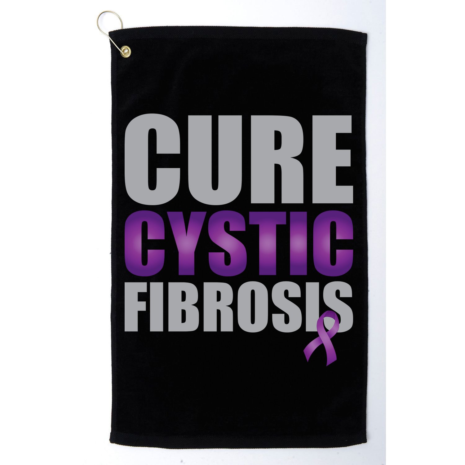 Cure Cystic Fibrosis Golf Towel