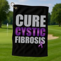 Cure Cystic Fibrosis Golf Towel