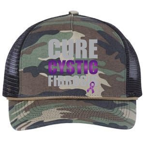 Cure Cystic Fibrosis Retro Rope Trucker Hat Cap