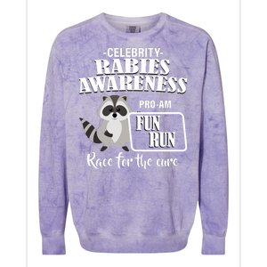 Cure For Rabies Fun Run Colorblast Crewneck Sweatshirt