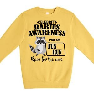 Cure For Rabies Fun Run Premium Crewneck Sweatshirt