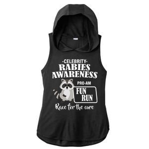 Cure For Rabies Fun Run Ladies PosiCharge Tri-Blend Wicking Draft Hoodie Tank