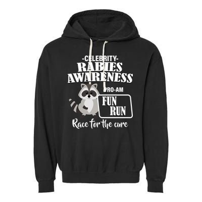 Cure For Rabies Fun Run Garment-Dyed Fleece Hoodie