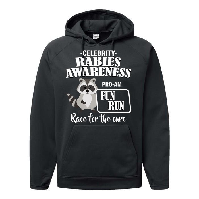 Cure For Rabies Fun Run Performance Fleece Hoodie