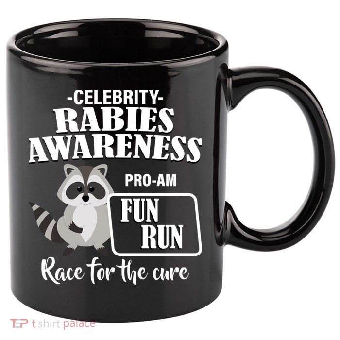 Cure For Rabies Fun Run 11oz C Handle Ceramic Mug