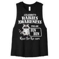 Cure For Rabies Fun Run Women's Racerback Cropped Tank