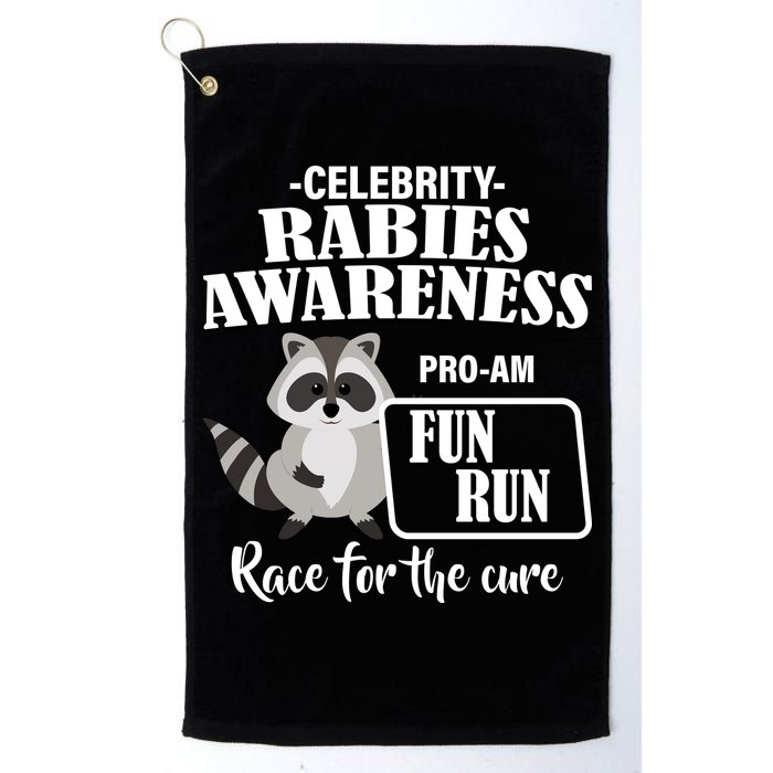 Cure For Rabies Fun Run Golf Towel