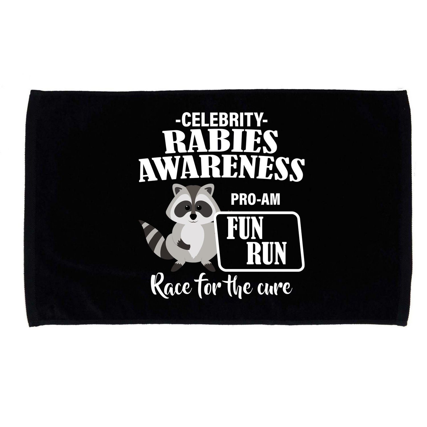 Cure For Rabies Fun Run Microfiber Hand Towel