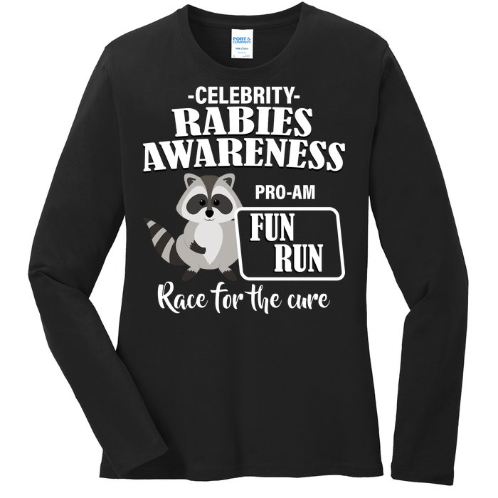 Cure For Rabies Fun Run Ladies Long Sleeve Shirt