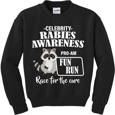 Cure For Rabies Fun Run Kids Sweatshirt