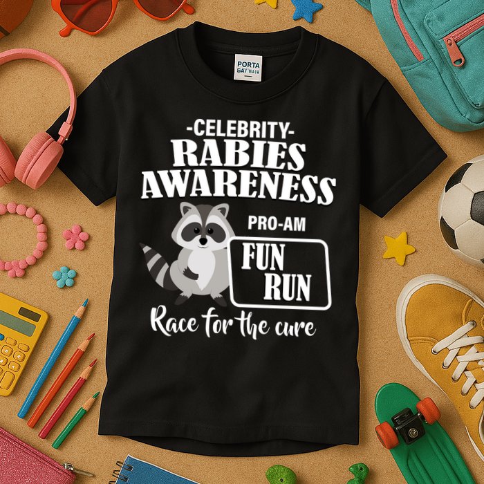 Cure For Rabies Fun Run Kids T-Shirt