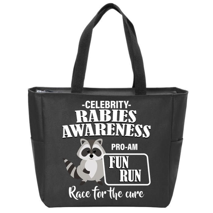 Cure For Rabies Fun Run Zip Tote Bag