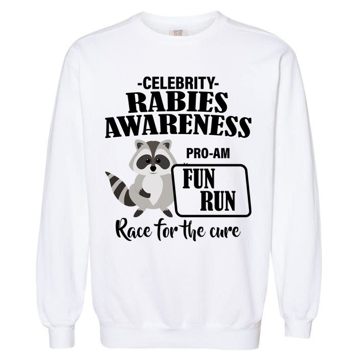 Cure For Rabies Fun Run Garment-Dyed Sweatshirt